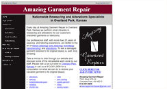 Desktop Screenshot of amazinggarmentrepair.com