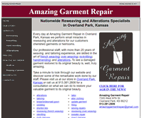 Tablet Screenshot of amazinggarmentrepair.com